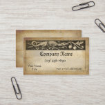 Medieval Manuscript Dragon Business Card