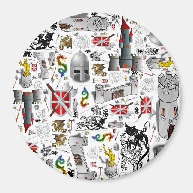 Medieval Mash-up Magnet (Front)