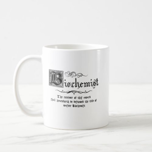 Medieval Master Biochemist  T_Shirt Coffee Mug