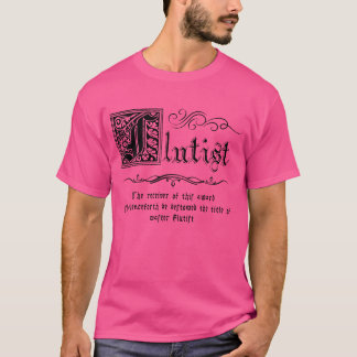Medieval Master Flutist Flute T-Shirt
