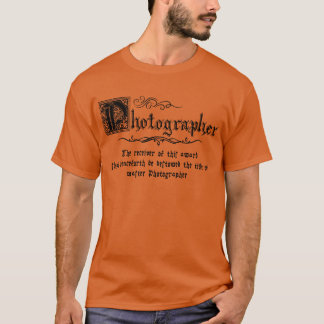 Medieval Master Photographer T-Shirt