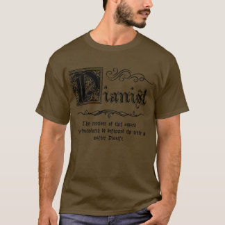 Medieval Master Pianist T-Shirt