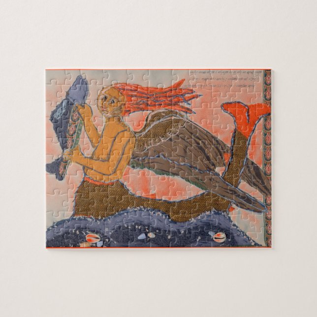 Medieval Merman/Mermaid Jigsaw Puzzle (Horizontal)