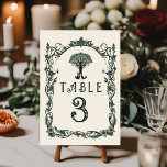Medieval Middle Ages Engraving Fantasy Wedding  Ta Table Number<br><div class="desc">Medival Middle Ages Engraving Fantasy Wedding</div>