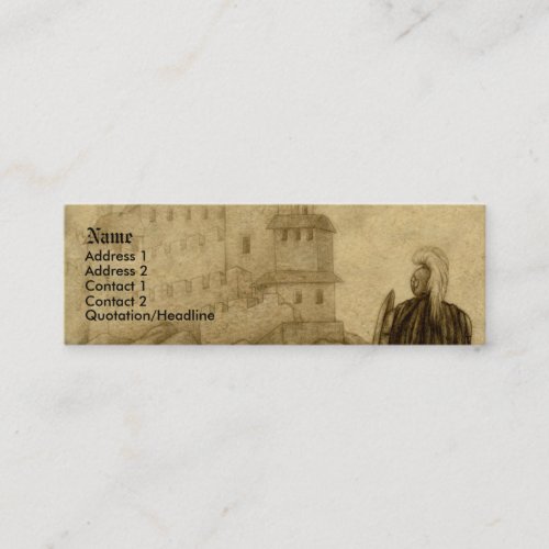 Medieval Business Card