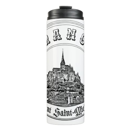 Medieval monastery Mont Saint Michel France Thermal Tumbler