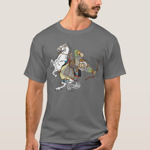 medieval Mongol warrior T_Shirt