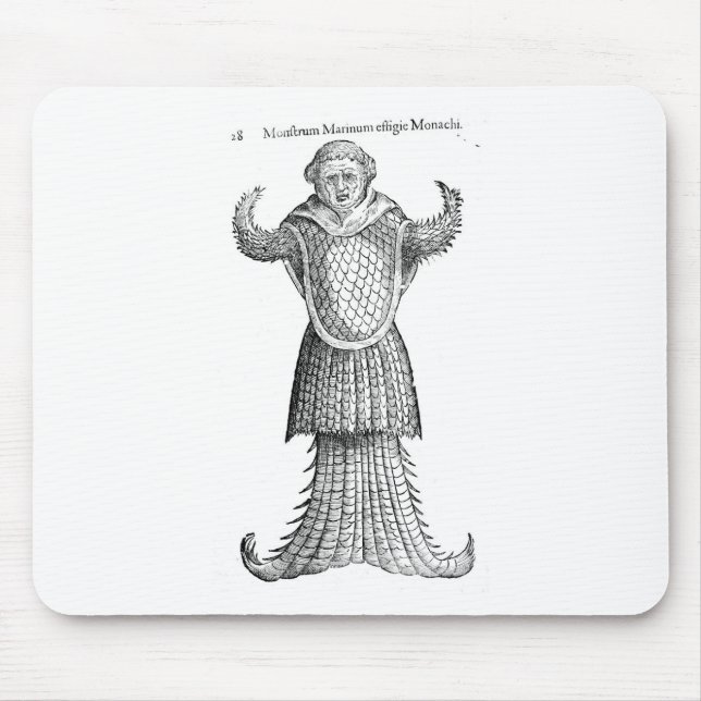 Medieval Monkfish Mouse Pad (Front)