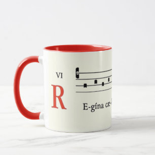 Medieval Music Catholic Gregorian Chant Vintage Mug