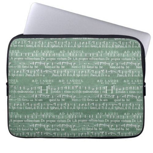 Medieval Music Manuscript Neoprene Sleeve 13