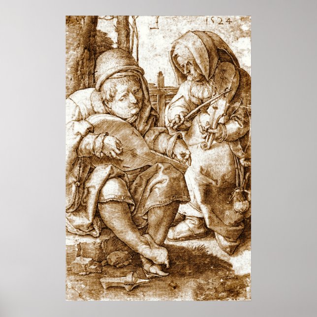 Medieval Musicians 1524 Poster (Front)