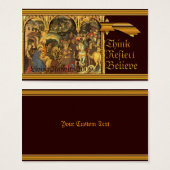 Medieval Nativity (Front & Back)