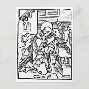 MEDIEVAL NATIVITY CHRISTMAS CARD