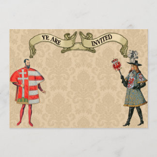 Medieval Nobles Wedding Invitations