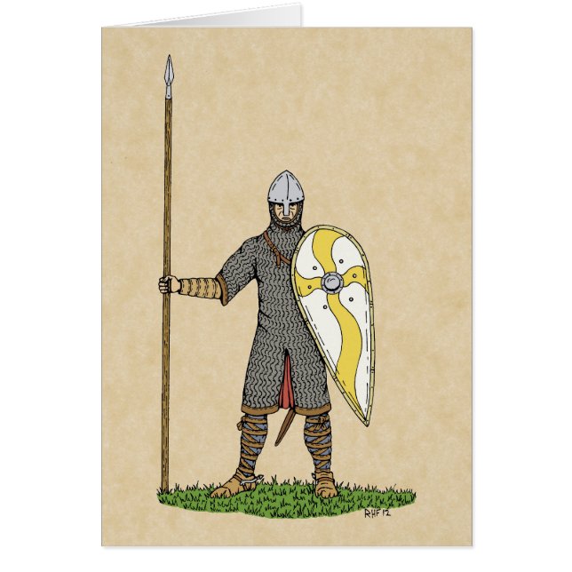 Medieval Norman Knight Circa 1066 Cards (Front)