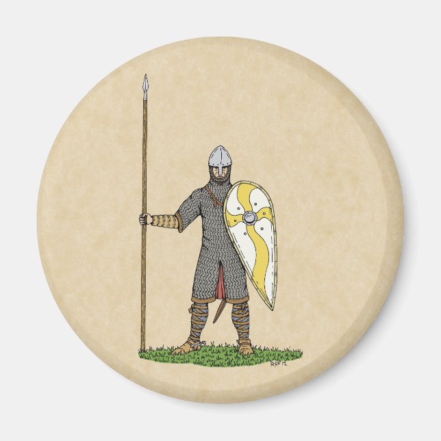 Medieval Norman Knight Circa 1066 Magnet (Front)