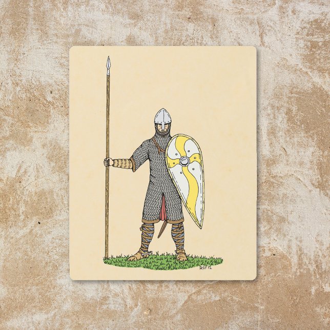 Medieval Norman Knight Circa 1066 Metal Print (Creator Uploaded)