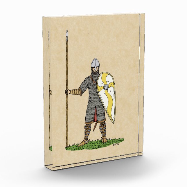 Medieval Norman Knight Circa 1066 Photo Block (Left)