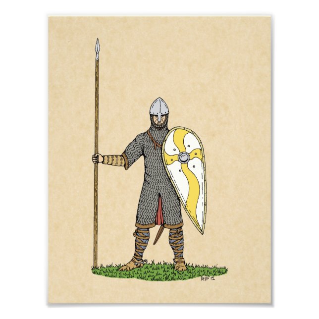 Medieval Norman Knight Circa 1066 Photo Print (Front)