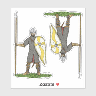 Medieval Norman Knight Circa 1066 Sticker