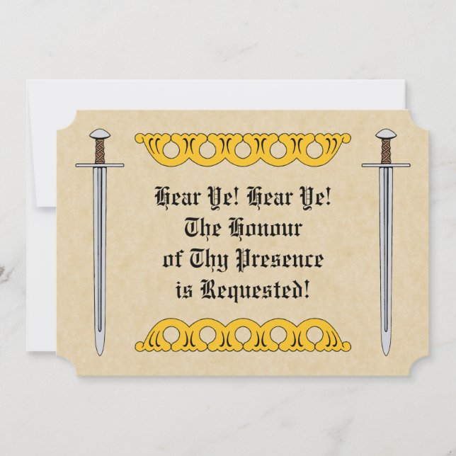 Medieval Norman Sword and Decorative Bands (Front)