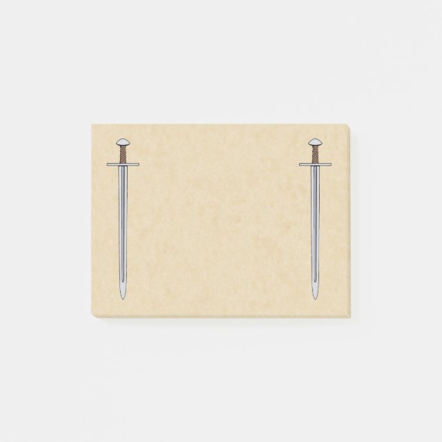 Medieval Norman Sword Post-it Notes (Front)