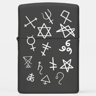 Medieval Occult symbol Zippo Lighter