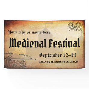 Medieval or Renaissance Event Banner