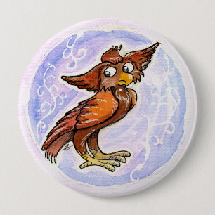 medieval owl button