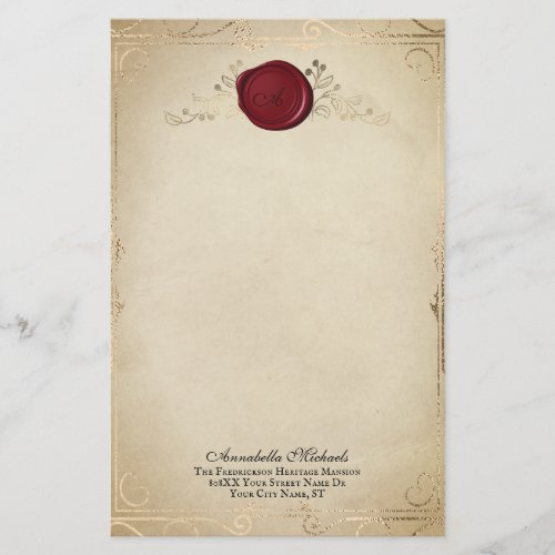 Medieval Parchment and Wax Seal