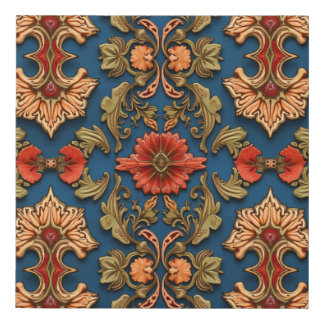 medieval picture frame faux canvas print