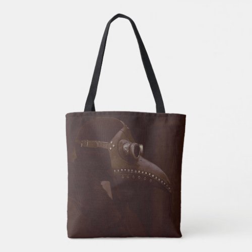 Medieval Plague Doctor Gothic Steampunk Halloween Tote Bag