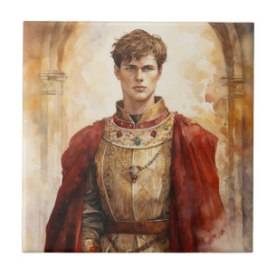Medieval Prince Ceramic Tile