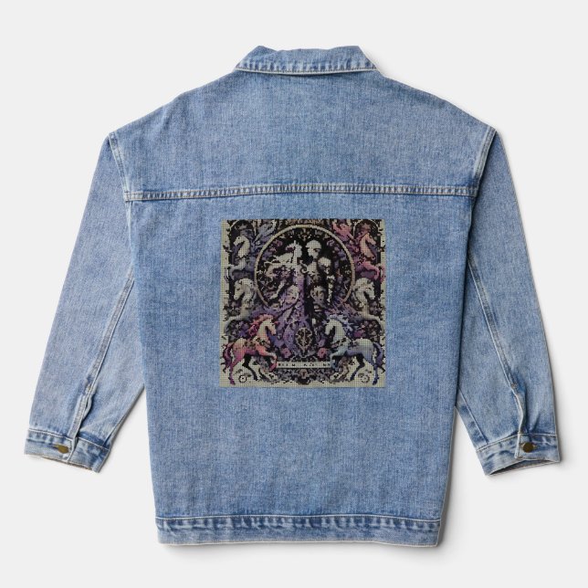 Medieval print inspired jacket (Back)