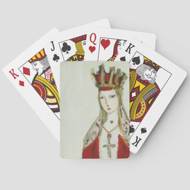 Medieval Queen Playing Cards (Back)
