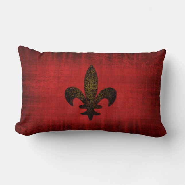Medieval Red Velvet Cushion (Front)