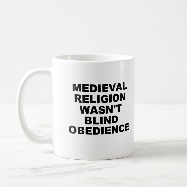 Medieval Religion Mug (Left)
