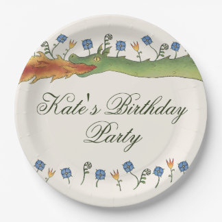 Medieval Ren Faire dragon Paper Plates