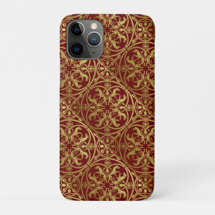 Medieval Renaissance Herald Lion Leopard Metallic  iPhone 11 Pro Case