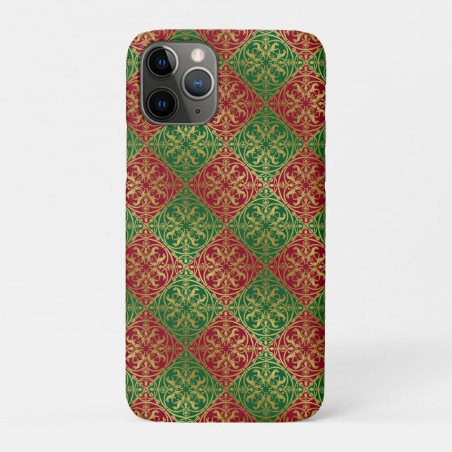 Medieval Renaissance Herald Lion Leopard Metallic  Case-Mate iPhone Case (Back)