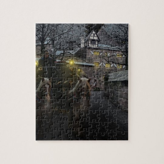 Medieval Renaissance Knights castle old Jigsaw Puzzle | Zazzle.com