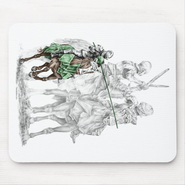 Medieval Renaissance Knights Mouse Pad (Front)