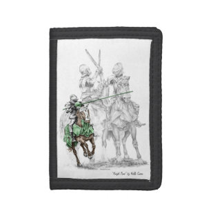 Medieval Renaissance Knights Trifold Wallet