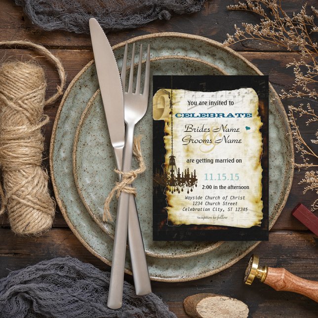 Medieval Renaissance Marry My Best Friend Wedding Invitation (Creator Uploaded)