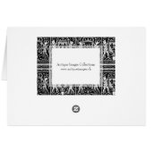 Medieval Renaissance Pageantry Elegant Pattern Cards (Back Horizontal)