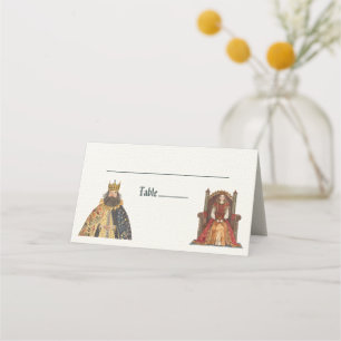 Medieval Renaissance Royal Wedding Place Card