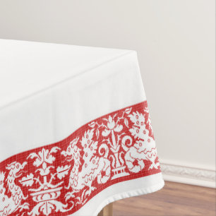 Medieval/Renaissance Wyverns Tablecloth, 52"x70" Tablecloth
