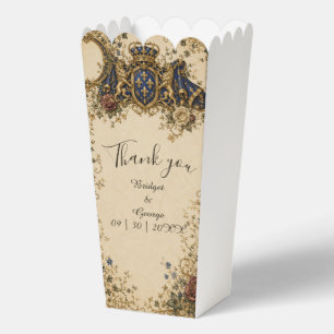 Medieval Royal Gothic Celtic Monogram Wedding Favor Boxes