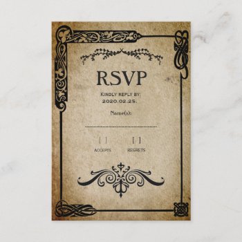 Medieval Rsvp by arcueid at Zazzle