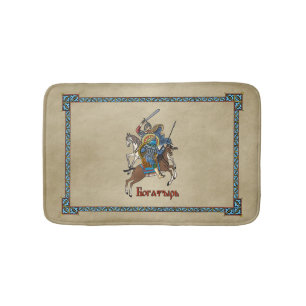 Medieval Russian Bogatyr Bathroom Mat